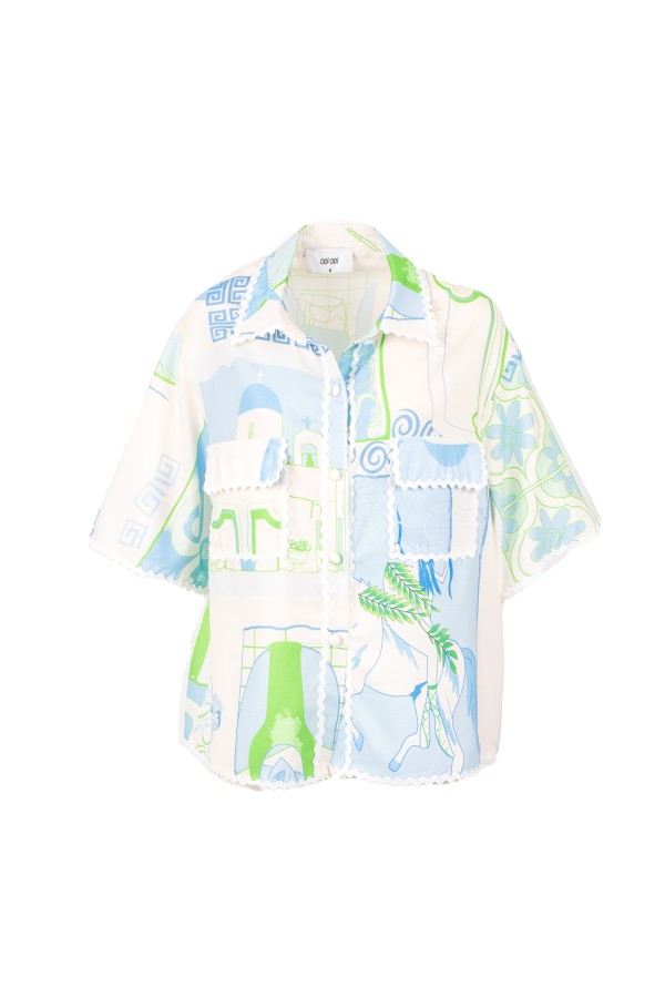 MARSALA CAMICIA BIANCO CELESTE