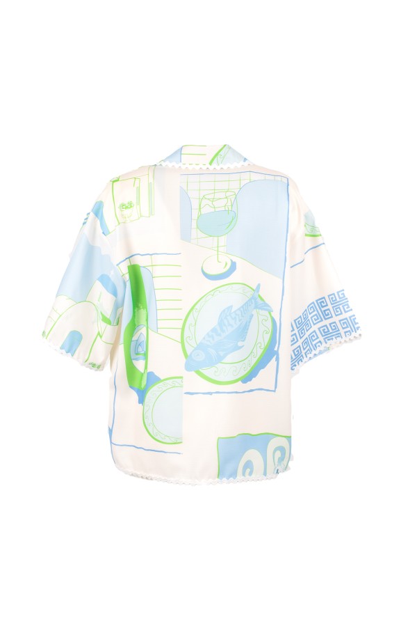 MARSALA CAMICIA BIANCO CELESTE