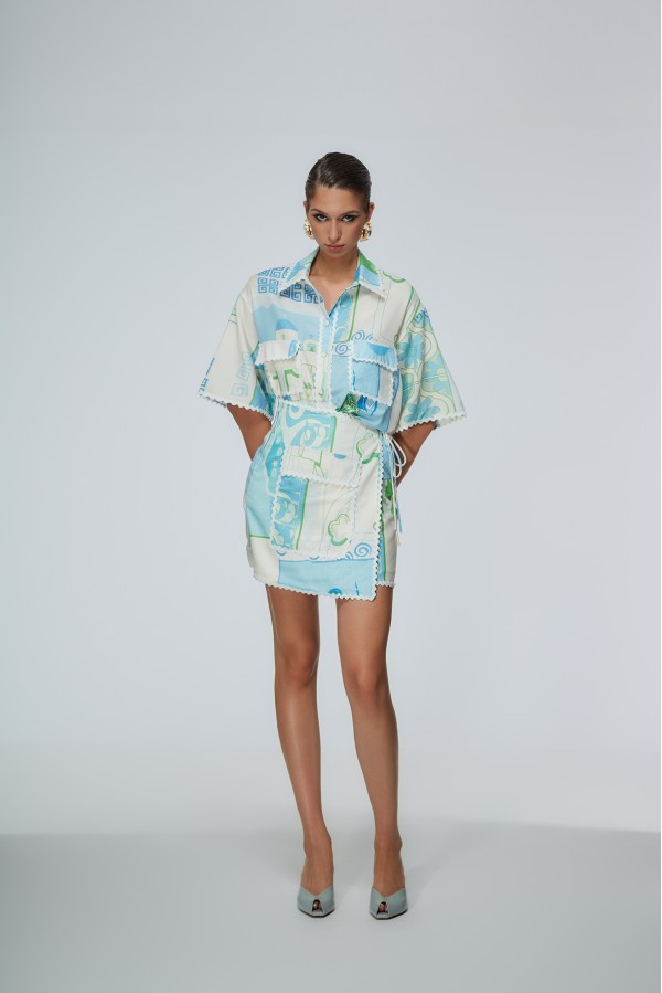 MARSALA CAMICIA BIANCO CELESTE