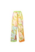 MASCALI PANTALONE VERDE ROSA GIALLO