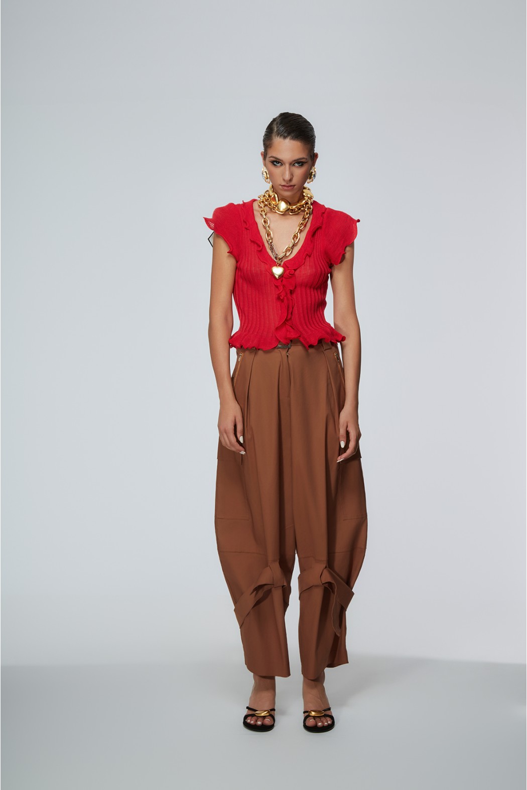 MUGGIA PANTALONE TABACCO