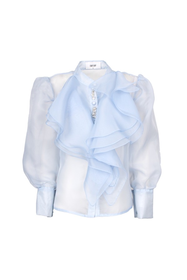 OLMEDO CAMICIA CELESTE