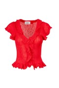 POLLICA MAGLIA ROSSO