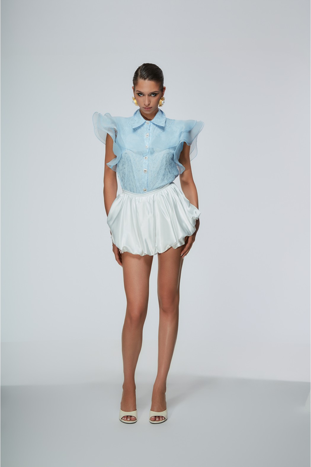 RAZZOLI CAMICIA CELESTE