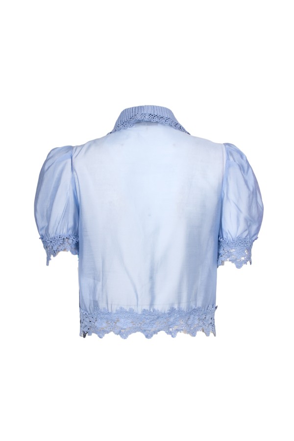 SCAGLIERI CAMICIA CELESTE