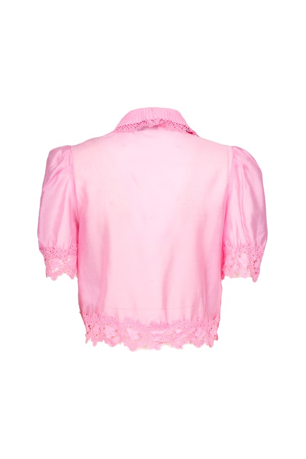 SCAGLIERI CAMICIA ROSA