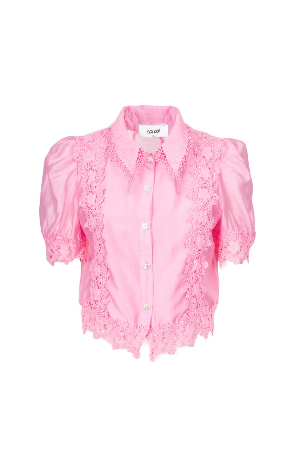 SCAGLIERI CAMICIA ROSA