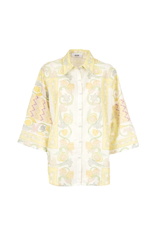 SCICLI CAMICIA BURRO GIALLO