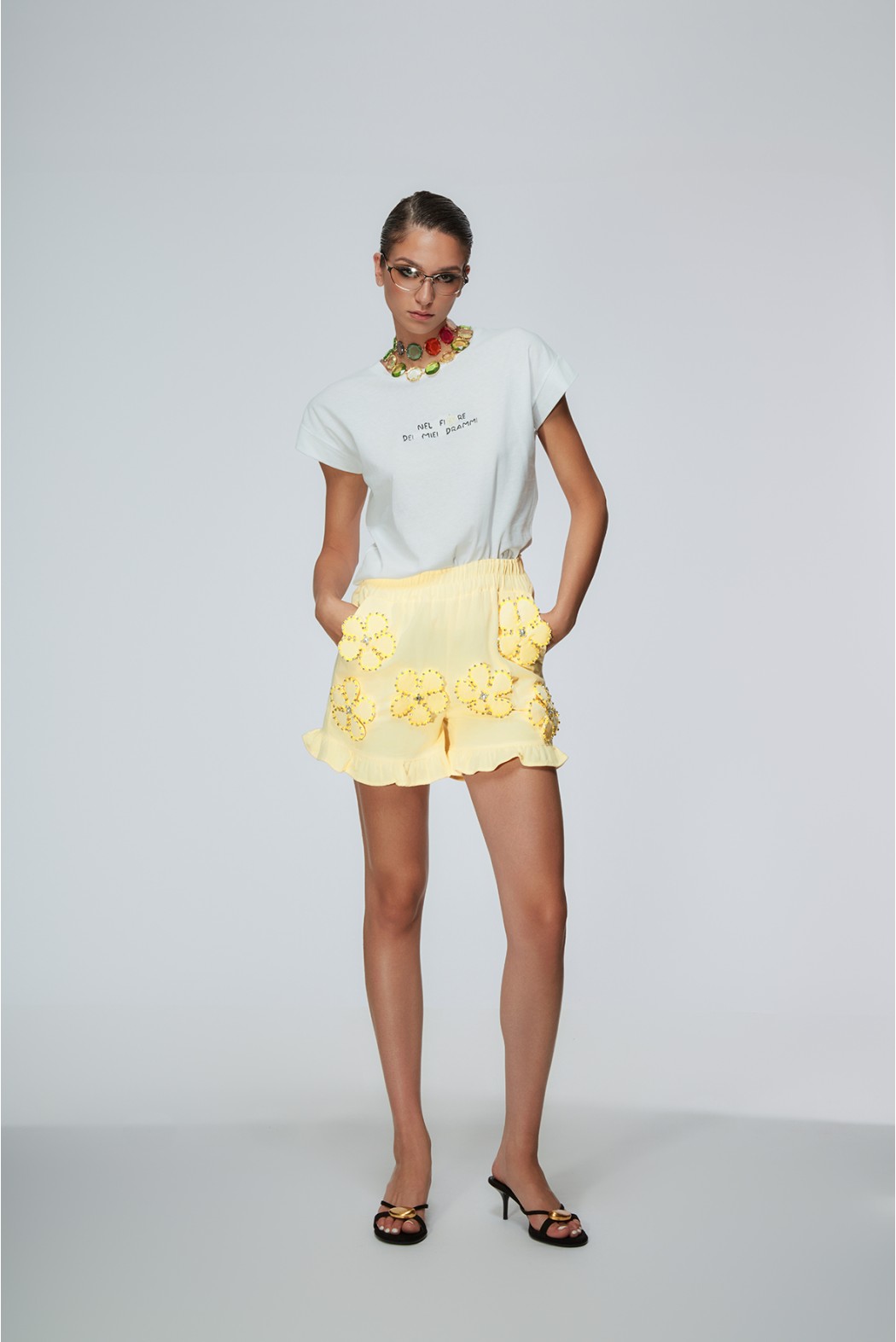 VESCA SHORT GIALLO
