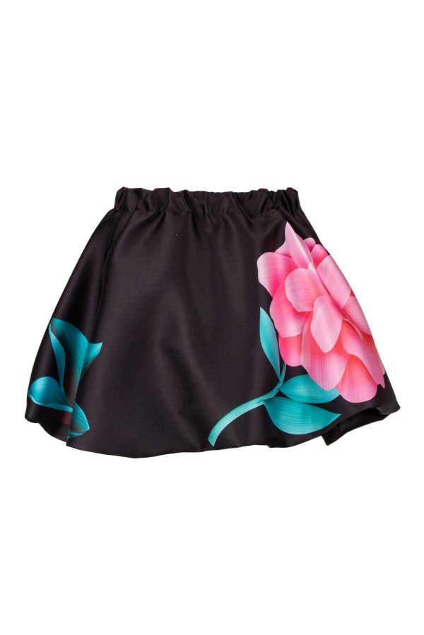 VISERBA GONNA NERO FIORE